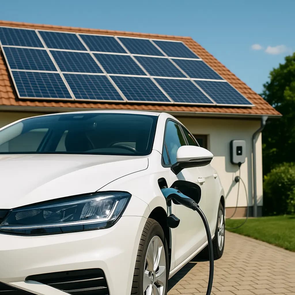 Laden mit Sonnenkraft: Wie Photovoltaik und E-Auto perfekt zusammenarbeiten