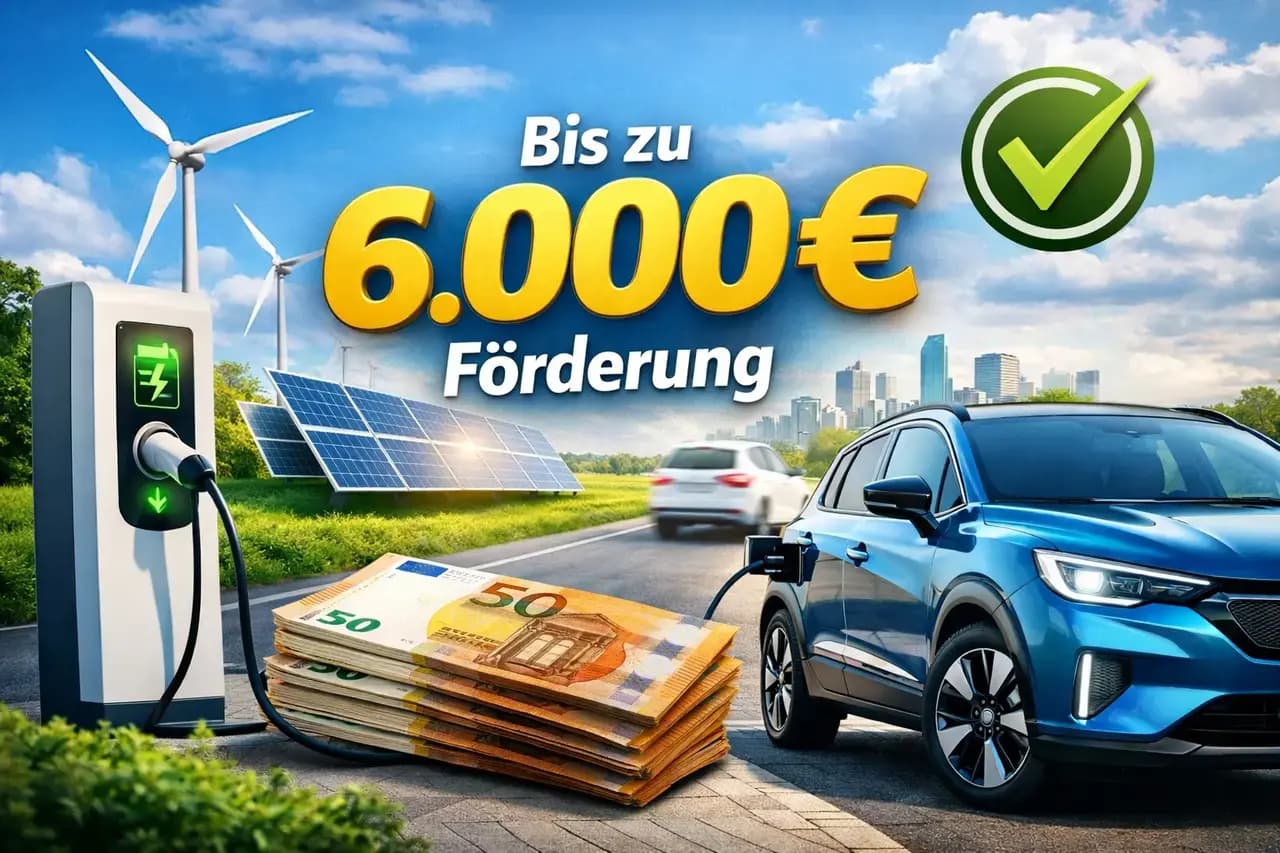 Elektroauto-Förderung bis zu 6.000 Euro: Das gilt ab 2026